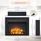 Edendirect 28'' Ventless Electric Fireplace Insert, Black, Remote Control, 750W/1500W EF321B - alternate 2